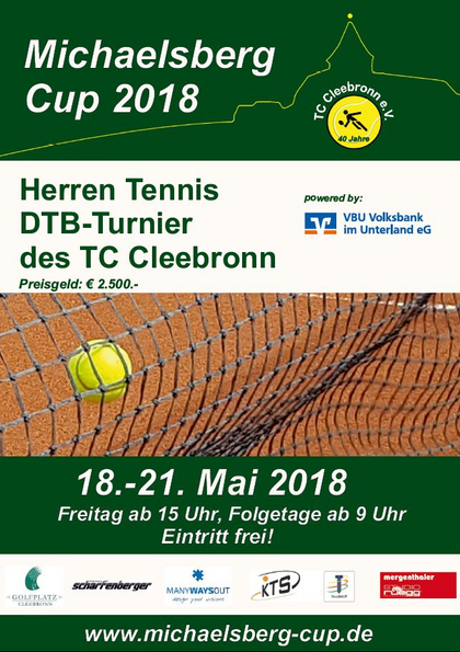 Plakat Michaelsberg Cup 2018